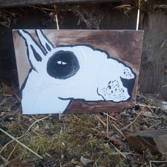 Bull Terrier Portrait Painting - Picture 4 of 12